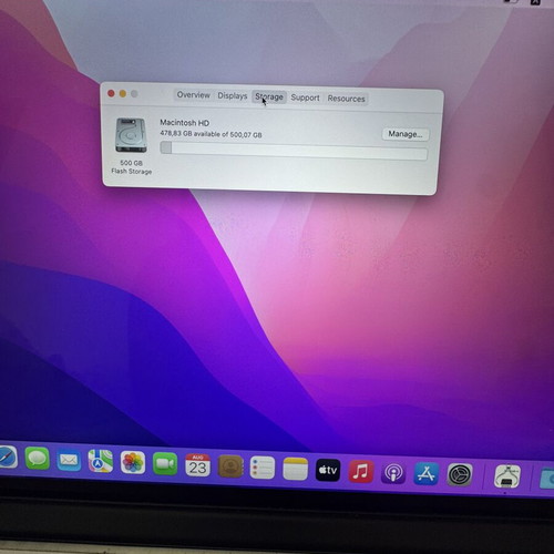 MacBook Pro Retina 15.4” laptop, 16GB RAM, 512GB SSD, Quad-Core i7