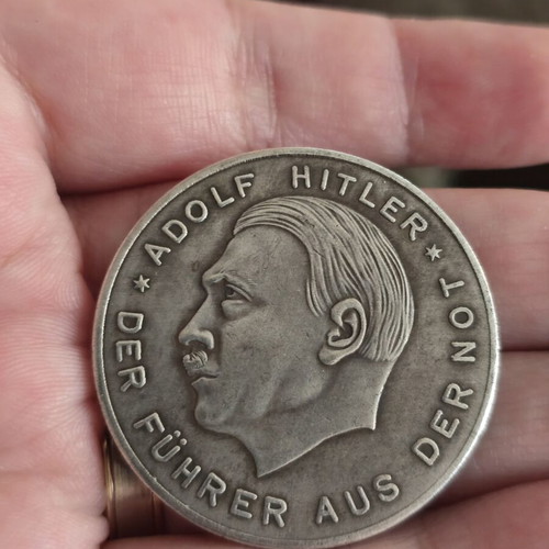 Propaganda coin like new from before World War II