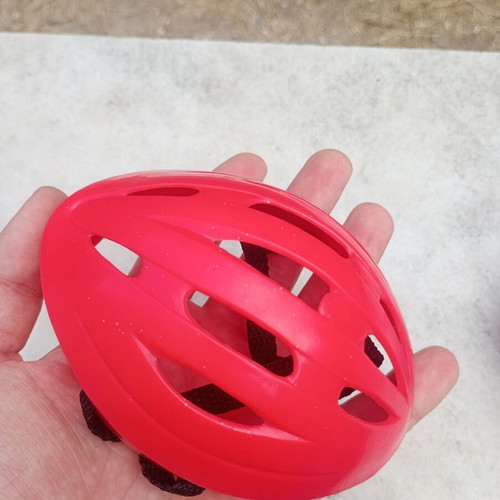Set of 2 doll helmets accessories