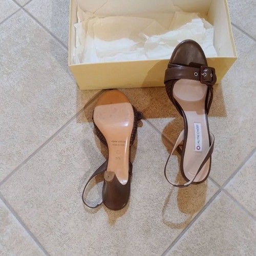 L'Autre Chose brown sandals, new, size 37.5