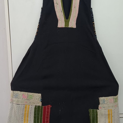 Traditional collectible wool folk art dress used