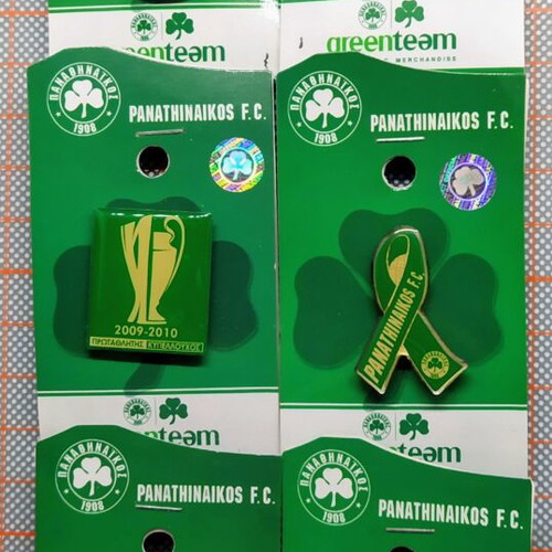 Panathinaikos Official Pins Collection New Set of 6