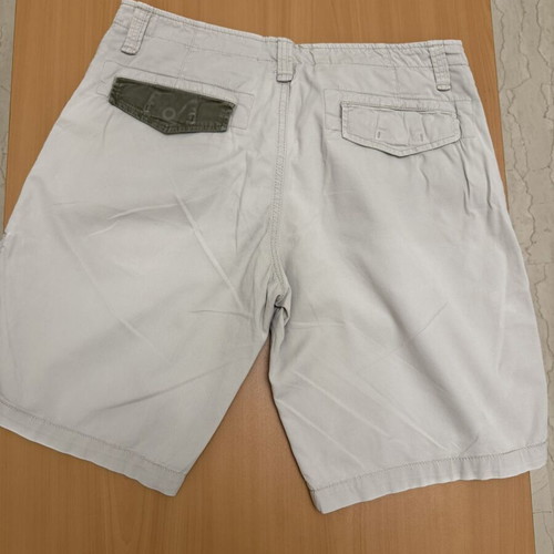 Prince Oliver bermuda shorts, white, size L