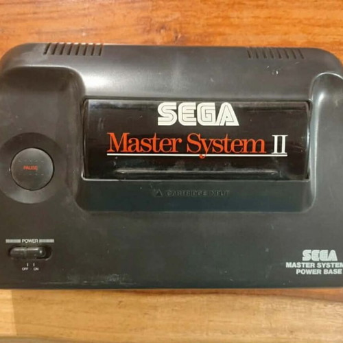 Sega Master System 2 console used with Alex Kidd and power supply