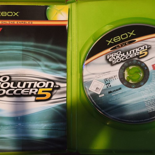 X Box Pro Evolution Soccer 5 game