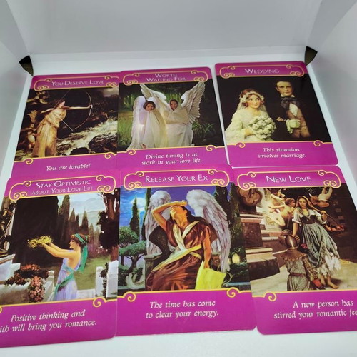 Romance Angels Oracle Cards by Doreen Virtue like new, English edition