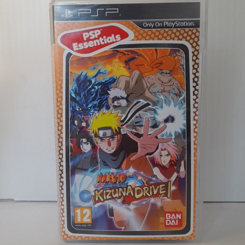 Naruto Kizuna Drive PSP game like new, English version with manual