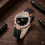 Women's watch new, black