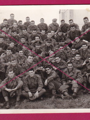 Φωτογραφία ελληνικού στρατού ΣΕΑΠ 1965 μεταχειρισμένη, ασπρόμαυρη ομαδική