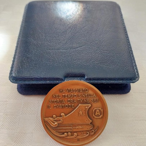 Abafil Milano Italian philately medal with original box