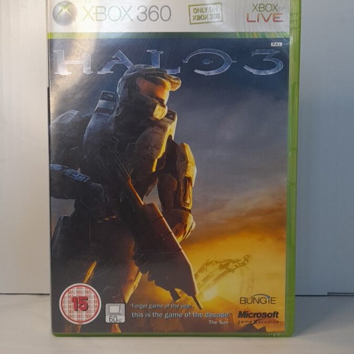 Halo 3 Xbox 360 game, English edition, complete with manual