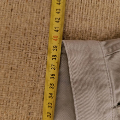 Men's beige fabric pants I.N.C. used size 33/34