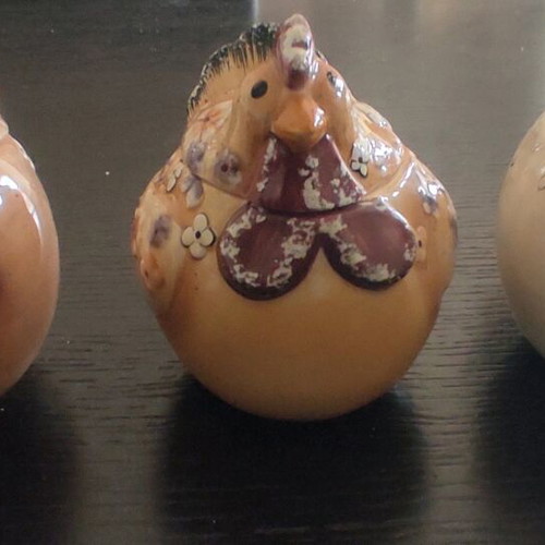 Porcelain animals like new with lid for salads
