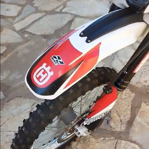 Husqvarna TE 450 E used model 2012, red