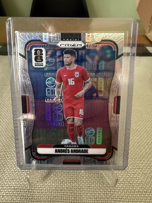 Panini Prizm Fifa Andres Andrade card new