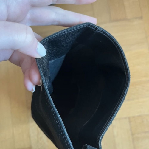 Sante suede boot used, 100% leather, size 37, black