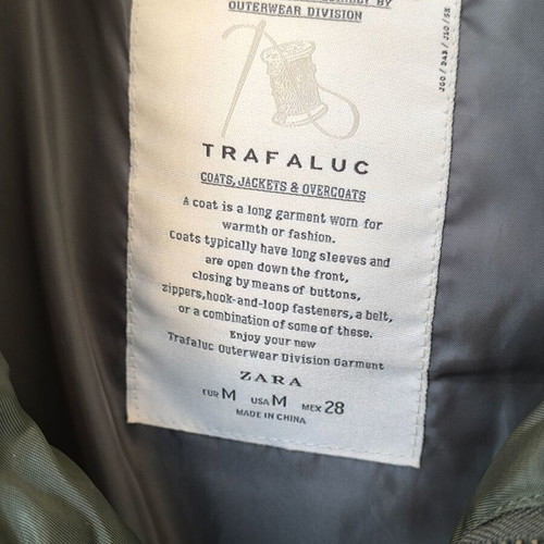 Khaki Zara vest size Medium like new