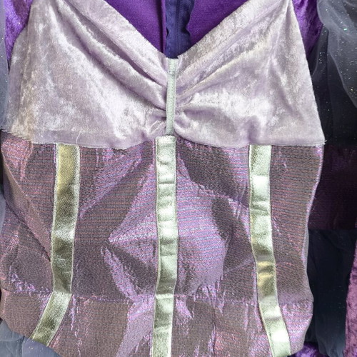 Princess carnival costume like new with velvet leggings for 11-12 years