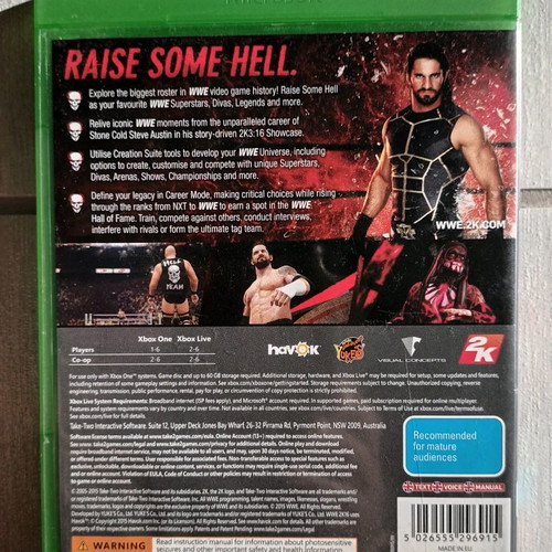 W2K16 Xbox One like new