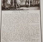 Χαλκογραφία Fierté de Popillius, ιστορική σκηνή 1790