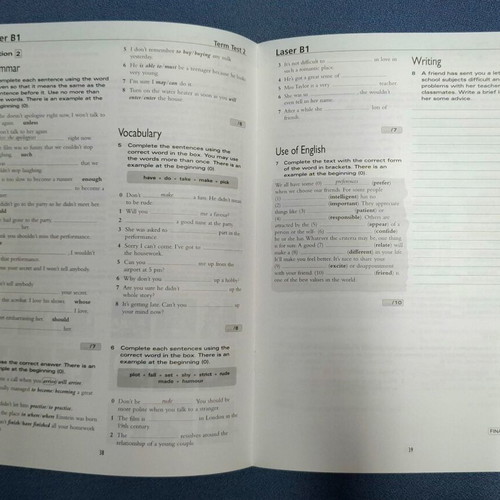 Laser B1 Test Book with Key new