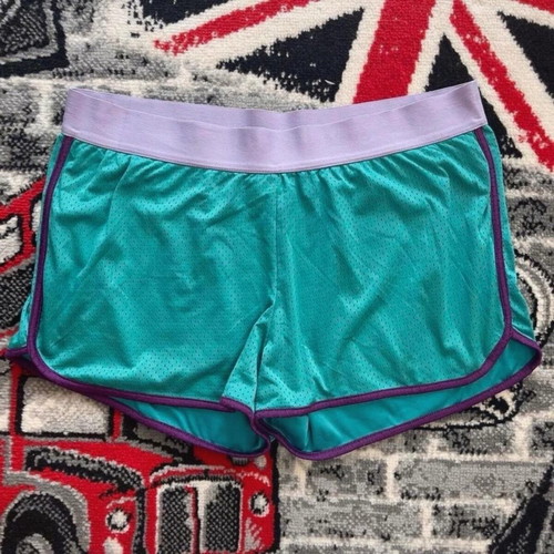 Shamp Women’s shorts Size L Running Training Teal Purple.