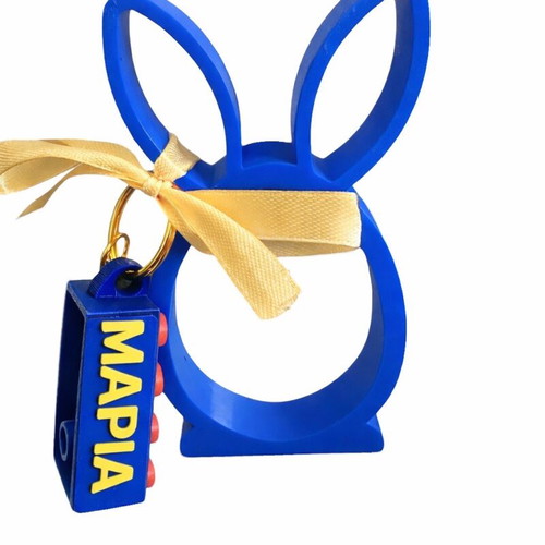 Easter gift with Lego keychain and school bag tag made to order