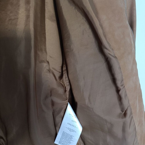 Only biker jacket like new, brown faux leather, size M