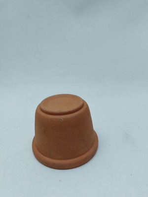 Ceramic flowerpot container used 7x10cm