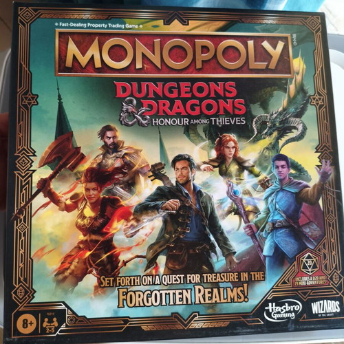 Monopoly Dungeons and Dragons Honor Among Thieves board game new