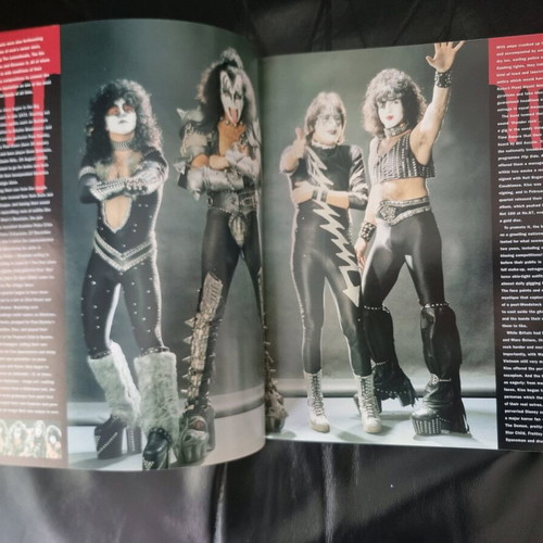 KISS Live! Book like new with poster