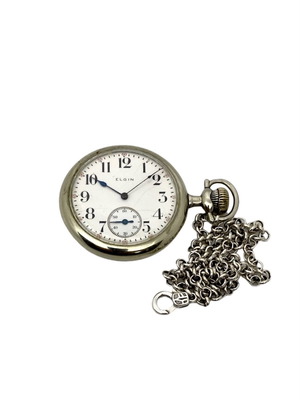 Elgin pocket watch used vintage 1920 50mm
