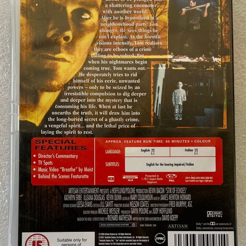 Stir of Echoes DVD very used with English subtitles
