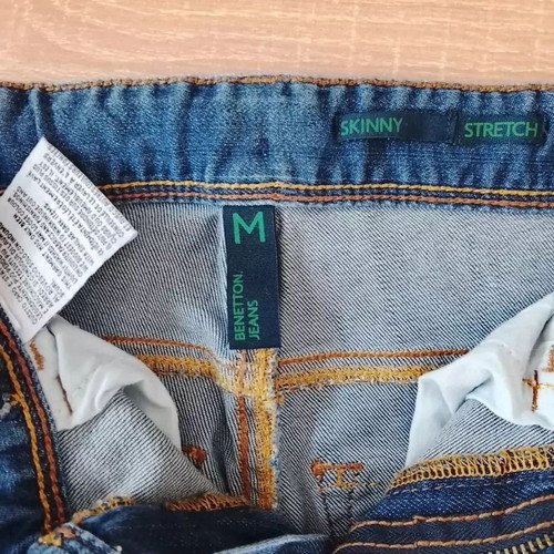 Benetton jeans for boy 7-8 years size M like new, blue