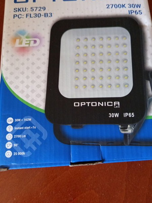Optonica 30W Floodlights Pack of 3 New