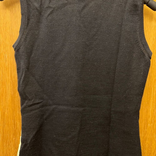 Custo Barcelona knitted wool vest like new, black multicolor with sequins