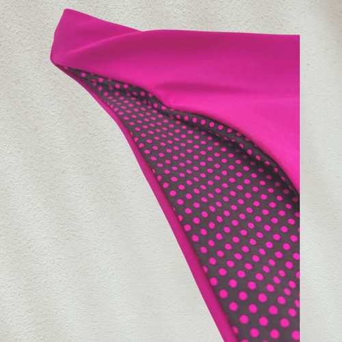 Luna reversible bikini slip new, fuchsia, size S