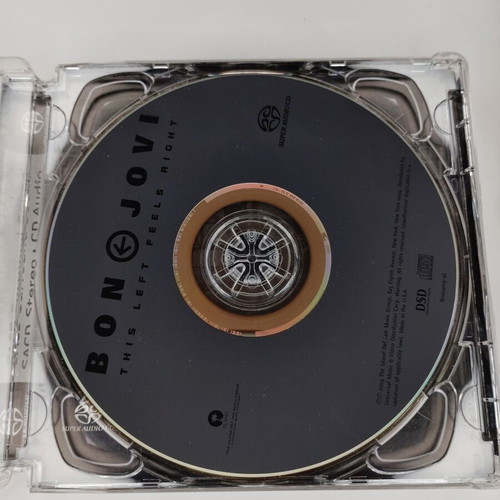 Bon Jovi This Left Feels Right Super Audio CD 2003