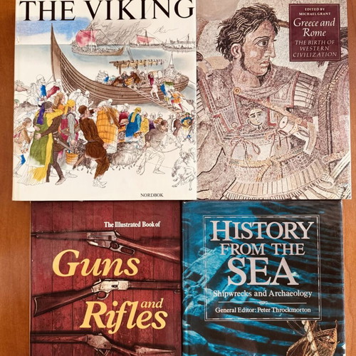 English books collection, various subjects, 1st editions