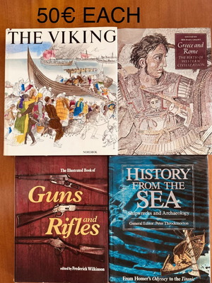 English books collection, various subjects, 1st editions