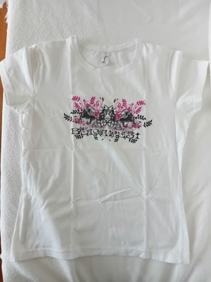 Women's T-shirt Budapest M used, white