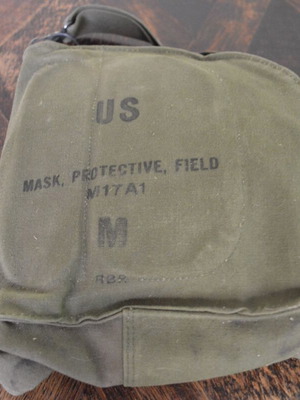 US M17A1 Vietnam War Gas Mask used