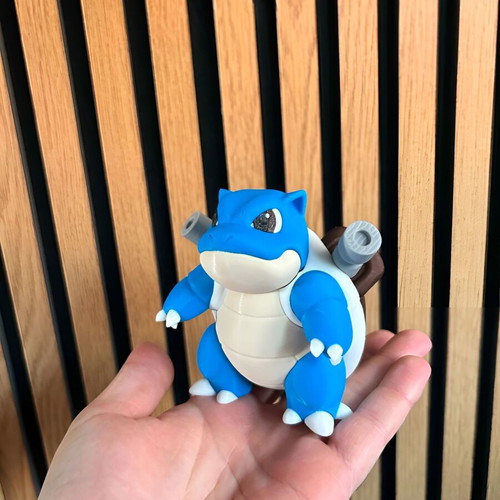 Chibi Blastoise 3D Printed Figure New