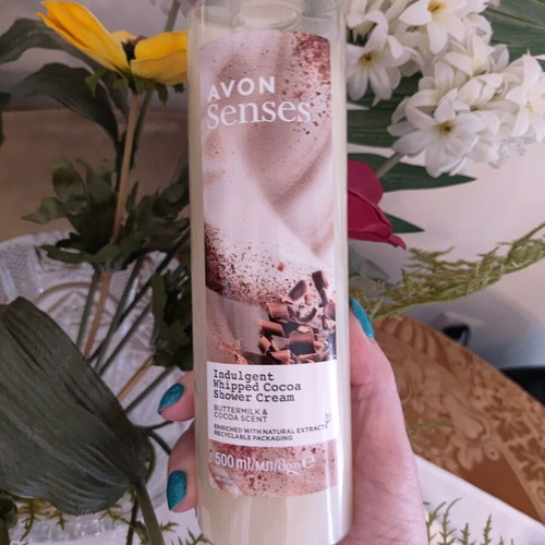 Avon Senses Indulgent Whipped Cocoa creamy shower cream new 500ml