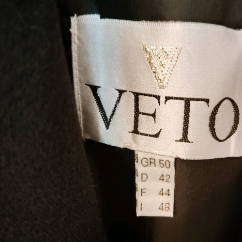 Veto παλτό γυναικείο 50 νούμερο καινούργιο, μαύρο