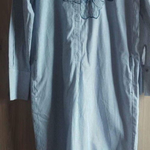 Blue striped shirt dress like new