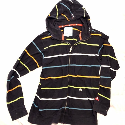 Burton hoodie size L black like new