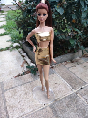 Barbie Mackie Model Muse like new with eyelashes and handmade clothes