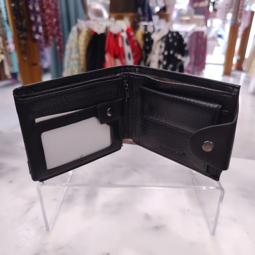 Men's wallet BAG TO BAG black new Secure Edition leather