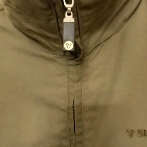 Brugi jacket like new, thin waterproof windbreaker khaki with hood size L